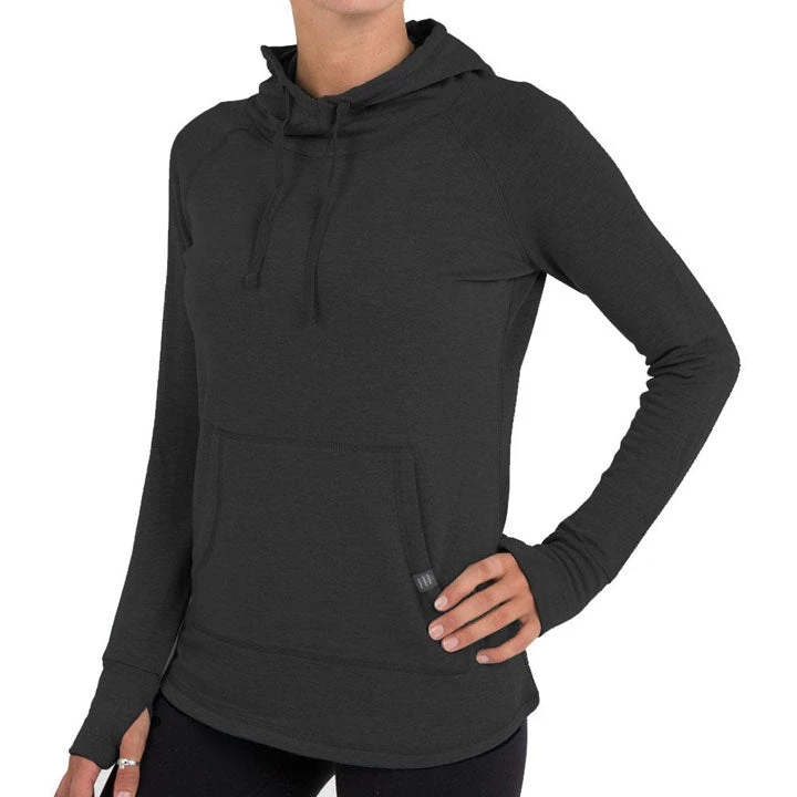 Free Fly Apparel Bamboo Fleece Pullover Hoody Womens 1 Free Fly Apparel Bamboo Fleece Pullover Hoody Womens