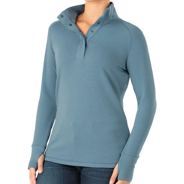 Free Fly Apparel Bamboo Thermal Fleece Pullover Womens 1 Free Fly Apparel Bamboo Thermal Fleece Pullover Womens