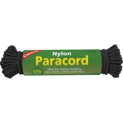 Coghlans Paracord Black 50ft Gear