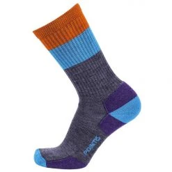 Point6 Hiking Block Stripe Light Crew Socks