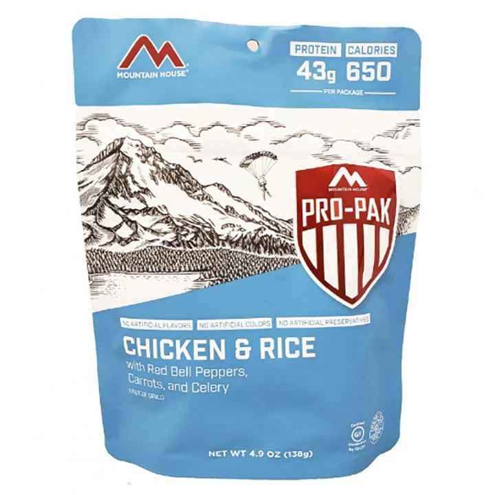 Mountain House Chicken And Rice Pro Pak Gluten Free 1 Mountain House Chicken And Rice Pro Pak Gluten Free