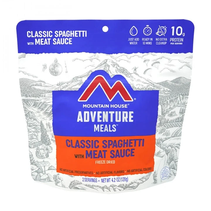 Mountain House Classic Spaghetti With Meat Sauce 1 Mountain House Classic Spaghetti With Meat Sauce