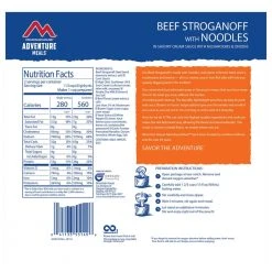 Gear Mountain House Beef Stroganoff With Noodles