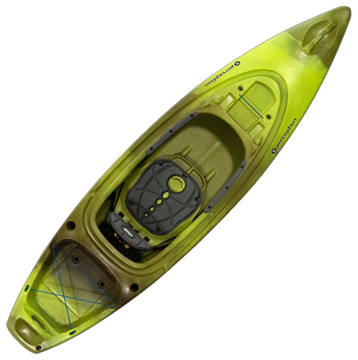 Perception Sound 9.5 Sit Inside Fishing Kayak 1 Perception Sound 9.5 Sit Inside Fishing Kayak