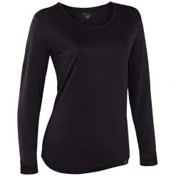 Terramar Thermasilk Scoop-Neck Top Womens