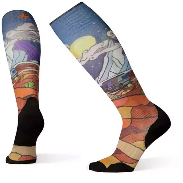 Smartwool PhD Ski Light Wlite Pattern Socks Mens 2 Smartwool PhD Ski Light Wlite Pattern Socks Mens