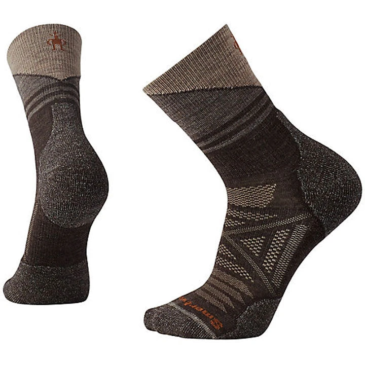 Gear Smartwool PhD Outdoor Lite Pattern Mid Crew Socks 1 Gear Smartwool PhD Outdoor Lite Pattern Mid Crew Socks