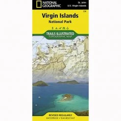 National Geographic 236 Virgin Islands National Park Map St John US Virgin Islands