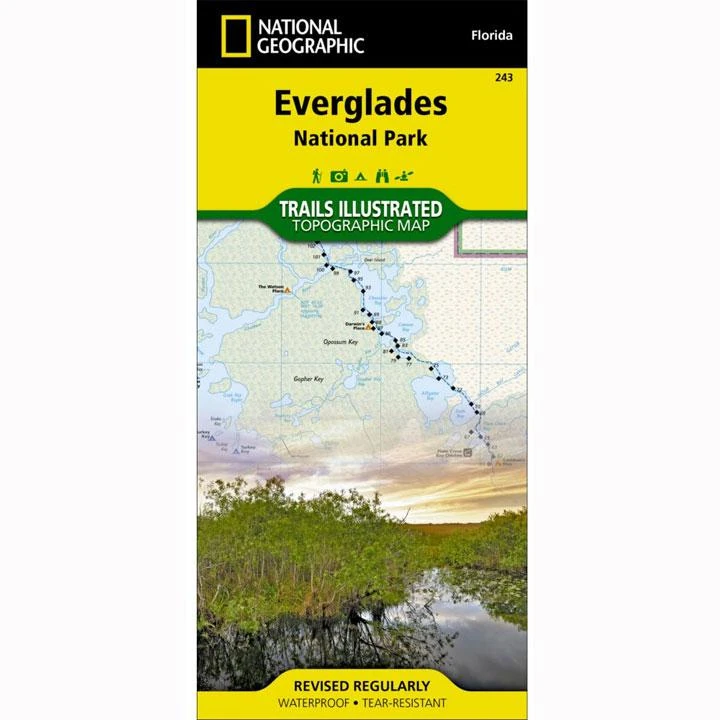 National Geographic 243 Everglades National Park Map Florida Gear 1 National Geographic 243 Everglades National Park Map Florida Gear