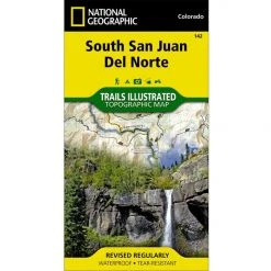 National Geographic 142 South San Juan Wilderness Map Colorado Gear