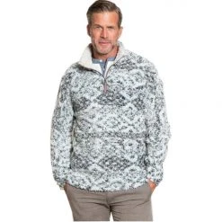 True Grit Tribal Frosty Tipped 1/4 Zip Pullover Mens
