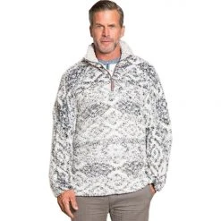 True Grit Tribal Frosty Tipped 1/4 Zip Pullover Mens