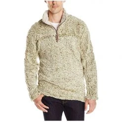 True Grit Frosty Tipped 1/4 Zip Pullover Mens