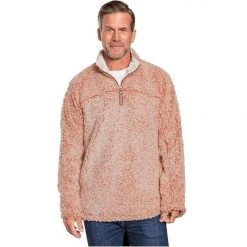 True Grit Frosty Tipped 1/4 Zip Pullover Mens
