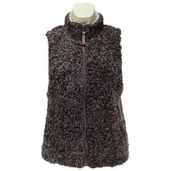 True Grit Dylan Shearling Tipped Pile Vest Womens