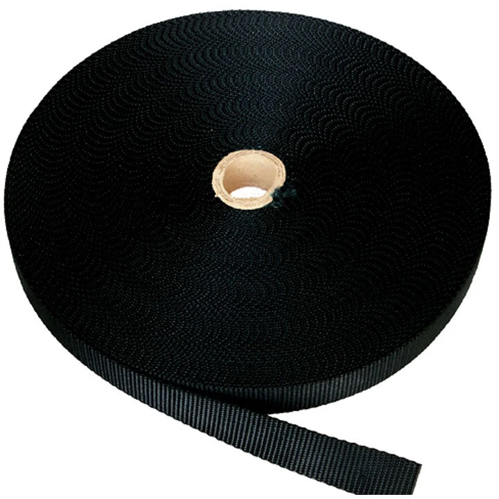 National Molding Gear 3/4 Inch Flat Mil Spec Nylon Webbing Black 1 National Molding Gear 3/4 Inch Flat Mil Spec Nylon Webbing Black
