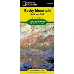 National Geographic 200 Rocky Mountain National Park Map Colorado