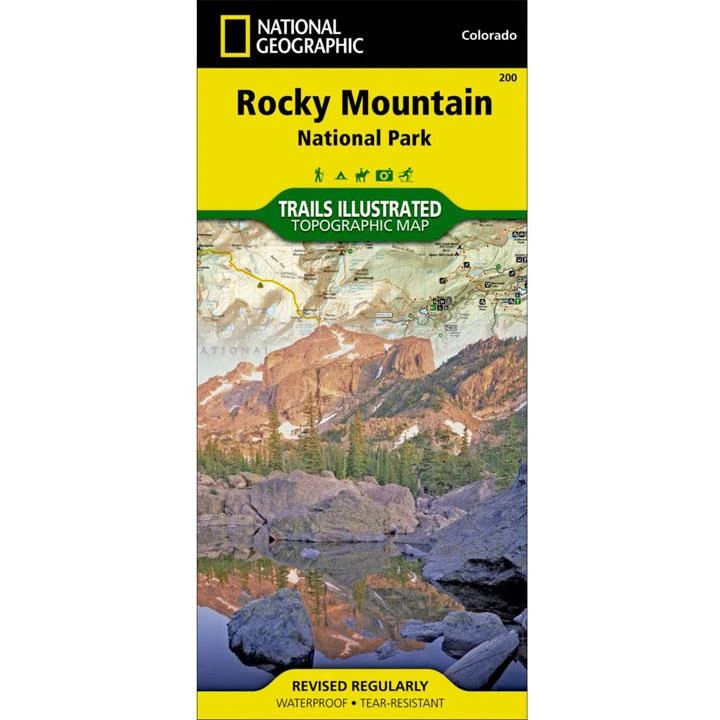 National Geographic 200 Rocky Mountain National Park Map Colorado 1 National Geographic 200 Rocky Mountain National Park Map Colorado