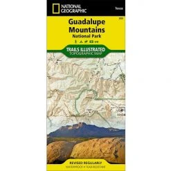 National Geographic 203 Guadalupe Mountains National Park Map Texas