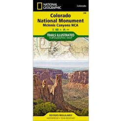 National Geographic 208 Colorado National Monument Trail Map