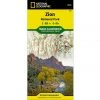 National Geographic 214 Zion National Park Map Utah