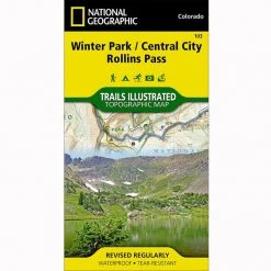 National Geographic 103 Winter Park - Central City - Rollins Pass Map Colorado