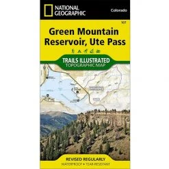National Geographic The 10 Essentials 107 Green Mountain Reservoir - Ute Pass Map
