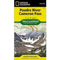 National Geographic 112 Poudre River - Cameron Pass Map Colorado Gear
