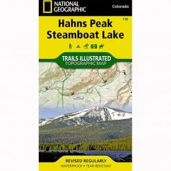 National Geographic 116 Hahns Peak - Steamboat Lake Map Colorado Gear