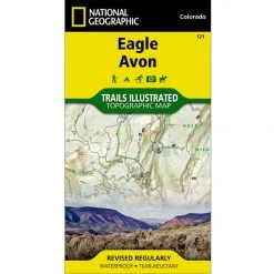 National Geographic The 10 Essentials 121 Eagle, Avon Trail Map Colorado