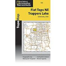 National Geographic 122 Flat Tops NE - Trappers Lake Map The 10 Essentials