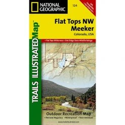 National Geographic The 10 Essentials 124 Flat Tops NW - Meeker Map Colorado