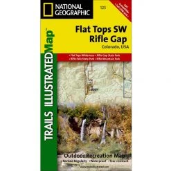National Geographic 125 Flat Tops SW - Rifle Gap Map Colorado The 10 Essentials
