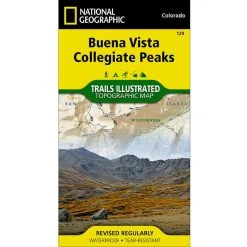 National Geographic 129 Buena Vista - Coll. Peaks Map Colorado