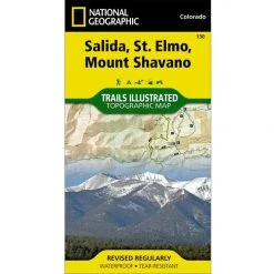 National Geographic 130 Salida - St. Elmo Map Colorado Gear