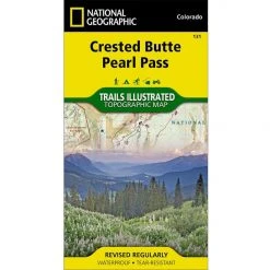 National Geographic 131 Crested Butte - Pearl Map Colorado Gear
