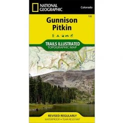National Geographic 132 Gunnison - Pitkin Map Colorado