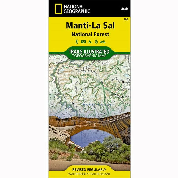 National Geographic 703 Manti La-Sal National Forest Map Utah 1 National Geographic 703 Manti La-Sal National Forest Map Utah
