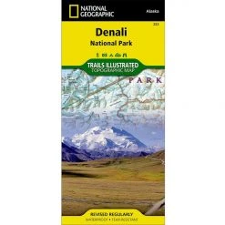 National Geographic 222 Denali National Park Map Alaska Gear