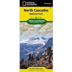 National Geographic 223 North Cascades National Park Map Washington