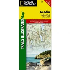 Gear 212 Acadia National Park Map National Geographic Maine