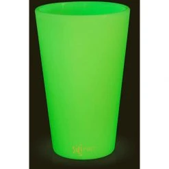 Cups, Bowls, And Plates SiliPint Glow-In-The-Dark 16 Ounce Pint Glass