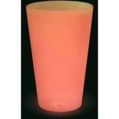 Cups, Bowls, And Plates SiliPint Glow-In-The-Dark 16 Ounce Pint Glass