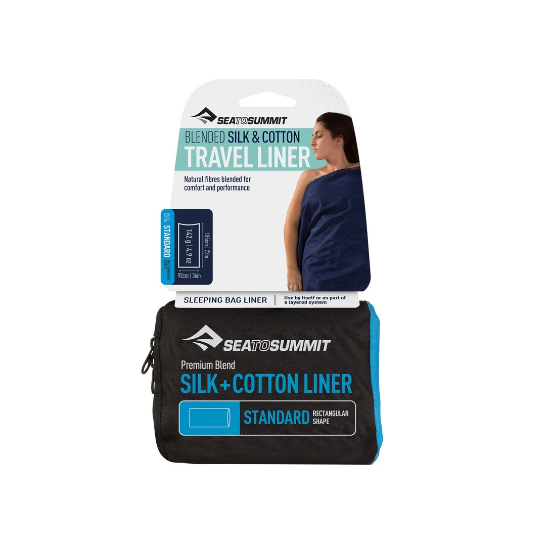 Sea To Summit Blended Silk + Cotton Travel Liner Gear 1 Sea To Summit Blended Silk + Cotton Travel Liner Gear