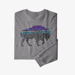 Patagonia Long-Sleeved Back For Good Responsibili-Tee Mens
