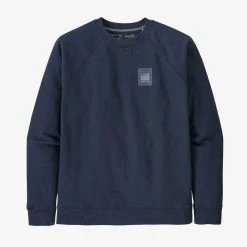 Patagonia Alpine Icon Regenerative Organic Cotton Crew Sweatshirt Mens