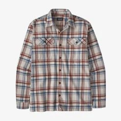 Patagonia Long-Sleeved Organic Cotton Midweight Fjord Flannel Shirt Mens