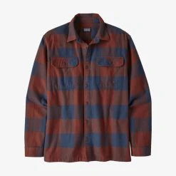 Patagonia Long-Sleeved Organic Cotton Midweight Fjord Flannel Shirt Mens