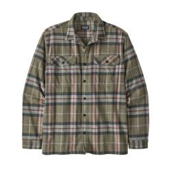 Patagonia Long-Sleeved Organic Cotton Midweight Fjord Flannel Shirt Mens