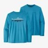 Patagonia Long-Sleeved Capilene Cool Daily Fish Graphic Shirt Mens